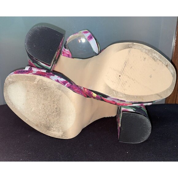 Betsey Johnson Pink Floral Heels - Picture 8 of 8